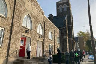 “Trust” was the word several voters in line at St. John’s Windish Evangelical Lutheran Church used when explaining why they were voting in person in Bethlehem. “Trust” was the word several voters in line at St. John’s Windish Evangelical Lutheran Church used when explaining why they were voting in person in Bethlehem.