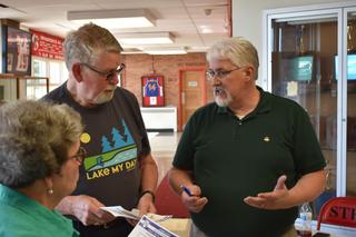 “I wasted the better part of five hours one day after the election sitting at the warehouse going through boxes trying to find applications for certain voters, because they would not believe me,” said Dauphin County Elections Director Jerry Feaser (right). “They called me a liar.”