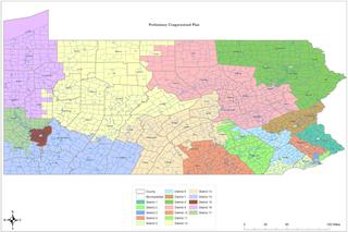 The Pennsylvania House State Government Committee's preliminary congressional map, released Dec. 8. The Pennsylvania House State Government Committee's preliminary congressional map, released Dec. 8.