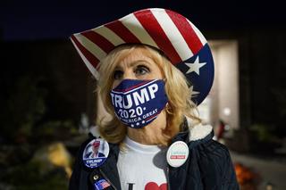 Trump campaign volunteer Nancy McKay-Rosa talks about turnout on Election Day, Nov. 3, 2020, at Forks Township Community Center in Forks Township, Northampton County, Pennsylvania. (Matt Smith for Spotlight PA) Trump campaign volunteer Nancy McKay-Rosa talks about turnout on Election Day, Nov. 3, 2020, at Forks Township Community Center in Forks Township, Northampton County, Pennsylvania. (Matt Smith for Spotlight PA)