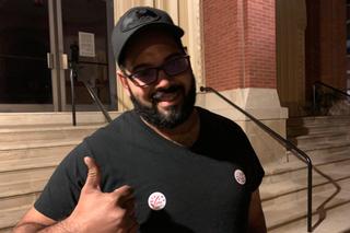 Martin Rodriguez, 31 at St. Anthony’s Catholic Church. Martin Rodriguez, 31 at St. Anthony’s Catholic Church.