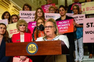 “Over the past half-century, we have fought to protect athletic opportunities for female students,” state Sen. Judy Ward (R., Blair), one of the main sponsors of the legislation, said at a rally in early June. “And now these opportunities are in jeopardy.”