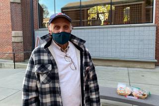 Dave Martin, 84, made election-themed sugar cookies in the shape of elephants and donkeys to sell to Lancaster voters. Dave Martin, 84, made election-themed sugar cookies in the shape of elephants and donkeys to sell to Lancaster voters.