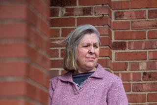 Sandy Kolenda outside her home in Munhall. She's among thousands of victims of identify fraud through Pennsylvania's unemployment system who was surprised with a tax bill for payments she did not receive. Sandy Kolenda outside her home in Munhall. She's among thousands of victims of identify fraud through Pennsylvania's unemployment system who was surprised with a tax bill for payments she did not receive.
