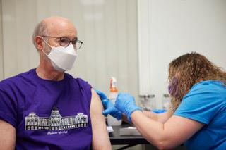 The COVID-19 pandemic presented a once-in-a-generation challenge to Gov. Tom Wolf, seen here receiving his booster shot in 2021. The COVID-19 pandemic presented a once-in-a-generation challenge to Gov. Tom Wolf, seen here receiving his booster shot in 2021.