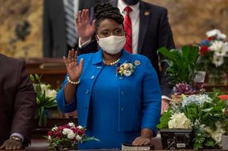 Democratic Leader Joanna McClinton (D., Philadelphia), who will be a nominee for speaker, has argued that her party is rightfully in the majority despite its vacancies. Democratic Leader Joanna McClinton (D., Philadelphia), who will be a nominee for speaker, has argued that her party is rightfully in the majority despite its vacancies.