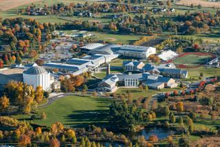 A view of the central Pennsylvania campus of the nation’s wealthiest school, the Milton Hershey School.