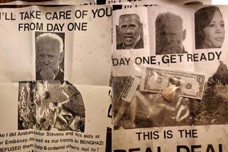 Residents outside Erie found intimidating fliers on their properties in October, said Jim Wertz, chair of the Erie County Democratic Party. Residents outside Erie found intimidating fliers on their properties in October, said Jim Wertz, chair of the Erie County Democratic Party.