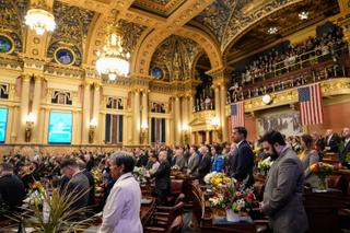 Lawmakers in the Pennsylvania House of Representatives were sworn in on Jan. 3. Lawmakers in the Pennsylvania House of Representatives were sworn in on Jan. 3.