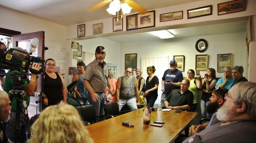 It was standing room only for part of a special council meeting on July 12 because so many people showed up after they learned of Loehmann’s hiring.