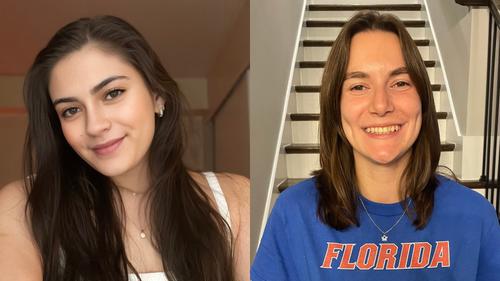 Lexi Tingley, left, and Hanna Friedenberger, right Lexi Tingley, left, and Hanna Friedenberger, right