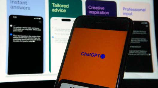 OpenAI's ChatGPT app is displayed on an iPhone in New York, May 18, 2023.