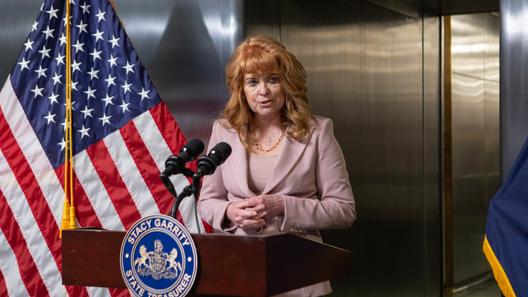 Stacy Garrity speaks during an April, 2026 event on unclaimed property at Treasury's vault.
