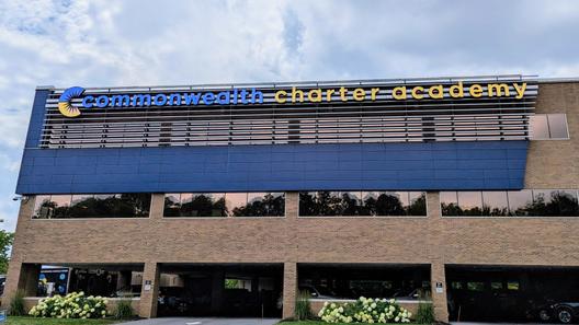 Commonwealth Charter Academy's building in Harrisburg, PA.