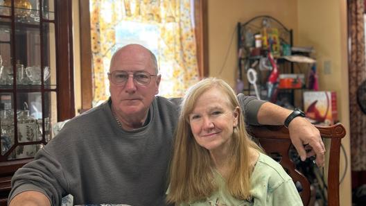 Kraig and Janet Biehl in their Perry Township home.