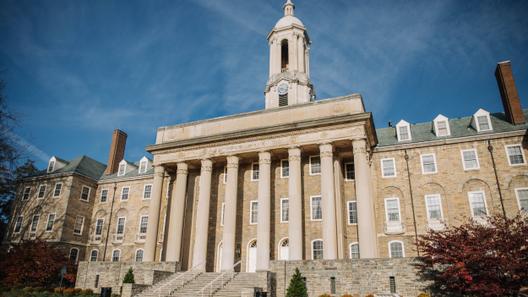 Exterior photo of Old Main on Penn State’s University Park campus.