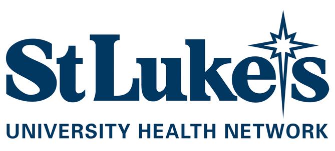 Logo of St. Luke's University Health Network. Logo of St. Luke's University Health Network.