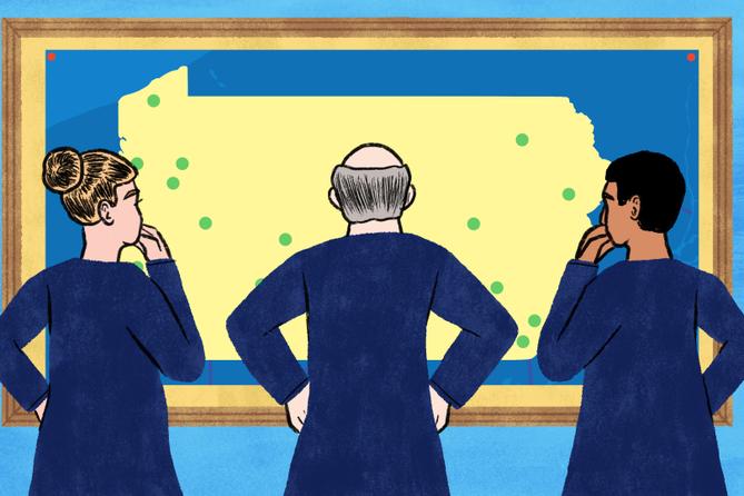 Pennsylvania Commonwealth Court presides over civil actions against the state and local governments.