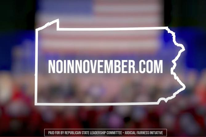 Screenshot of Republican State Leadership Committee ad