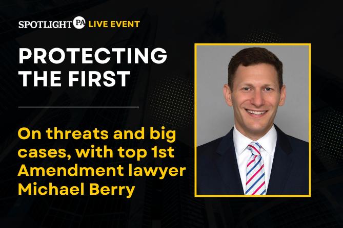 A live conversation with Michael Berry, one of the nation’s leading First Amendment attorneys.