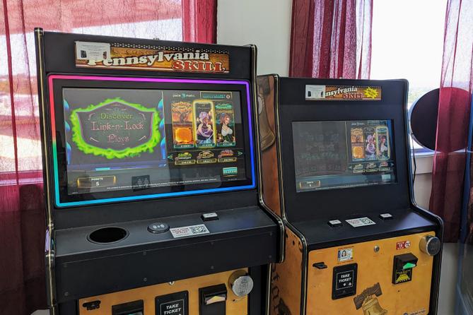 Pennsylvania skill game machine at a business near Harrisburg.