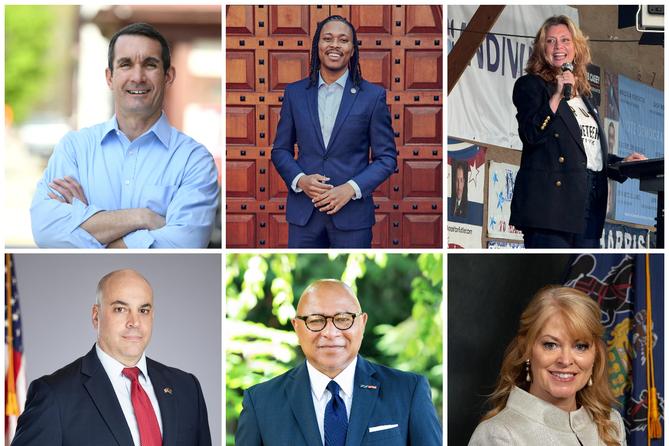 The 2024 candidates for Pennsylvania's three row offices.