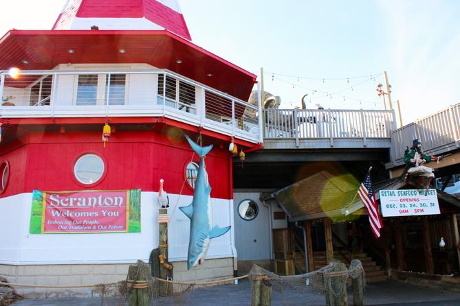 The outside of Cooper’s Seafood House in Scranton, Pa.