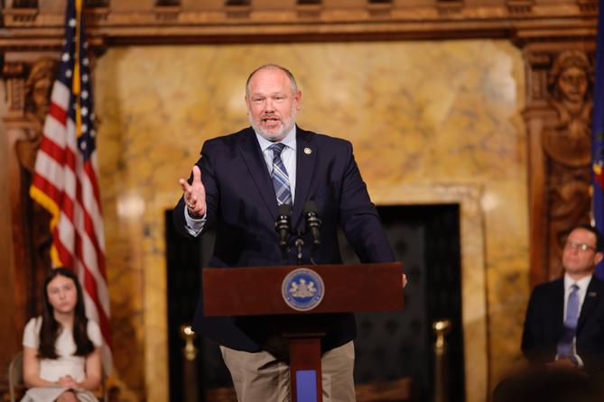 Pennsylvania House Minority Leader Jesse Topper (R., Bedford).