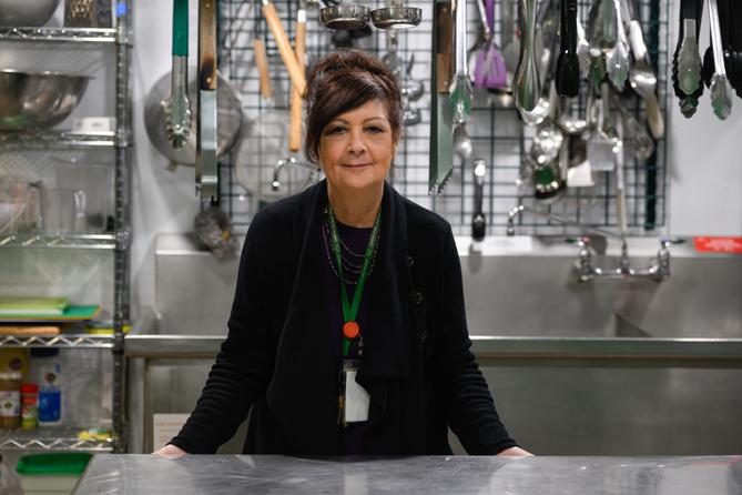 Florence Pagan is cook and kitchen manager at Opportunity House in Reading.