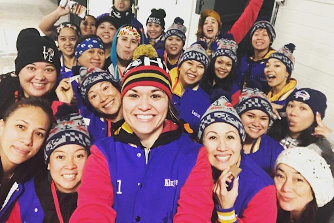 Jackie Thomas (center) and Team Philippines at the 2018 Roller Derby World Cup. Jackie Thomas (center) and Team Philippines at the 2018 Roller Derby World Cup.