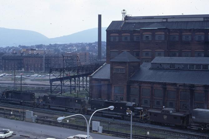 The former Pennsylvania Railroad Master Mechanic’s Building in Altoona, pictured in the 1960s. Today, this building is home to the Railroaders Memorial Museum. The former Pennsylvania Railroad Master Mechanic’s Building in Altoona, pictured in the 1960s. Today, this building is home to the Railroaders Memorial Museum.