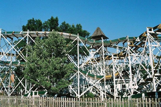 A side view of Leap-the Dips. A side view of Leap-the Dips.