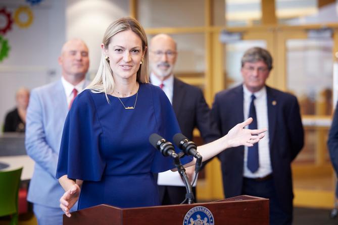 Scranton Mayor Paige Cognetti in 2022.