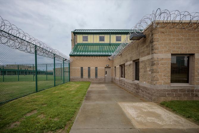 Exterior of a Pennsylvania state prison facility