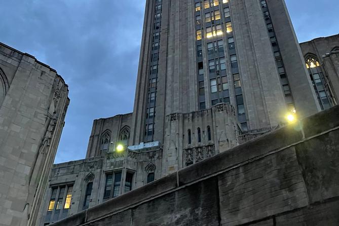 Exterior of the Cathedral of Learning at Pitt. Exterior of the Cathedral of Learning at Pitt.