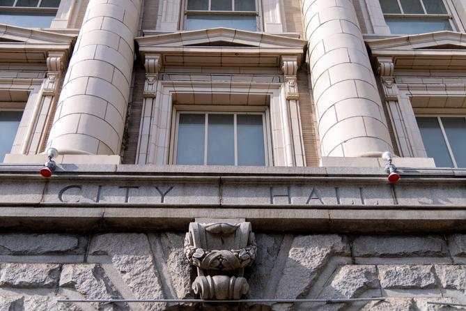 Front of Reading City Hall Front of Reading City Hall