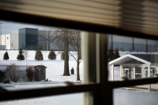The warehouse ICE purchased in Berks County as seen through Deb Fisher’s window in Upper Bern Township, PA. The warehouse ICE purchased in Berks County as seen through Deb Fisher’s window in Upper Bern Township, PA.