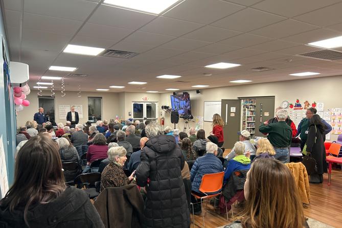 A Berks County Commissioners town hall meeting at Bethel-Tulpehocken Public Library in Bethel Township, on Feb. 11, 2026.
