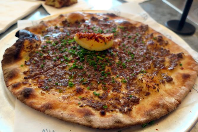 Man’ouse from the restaurant Suraya in Philadelphia