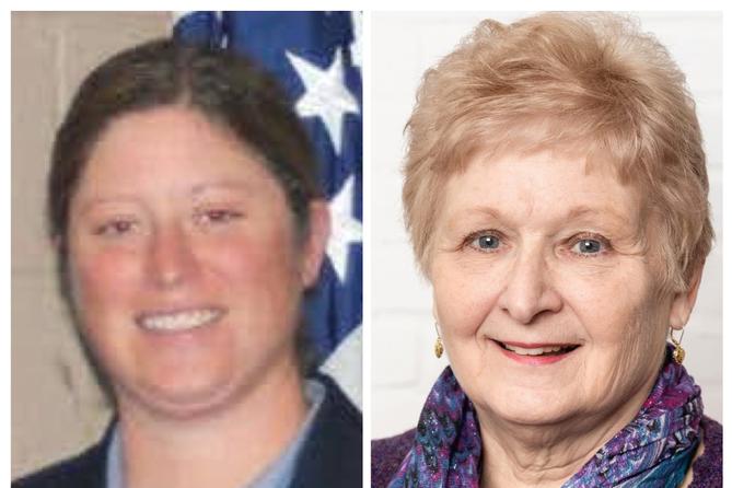 Photos of Krista Deats and Sandra Olson.