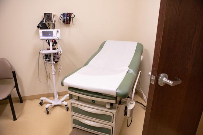 A patient room A patient room
