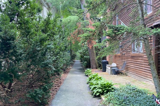 A walkway in Mount Gretna, Pa.
