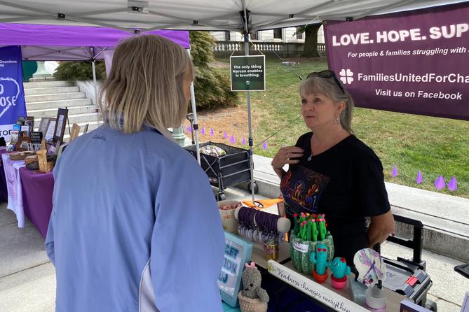 Marianne Sinisi, right, is one of the advocates who opted out of a recent public listening session hosted by Pennsylvania’s opioid trust. Marianne Sinisi, right, is one of the advocates who opted out of a recent public listening session hosted by Pennsylvania’s opioid trust.