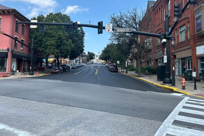 Intersection in downtown Bellefonte
