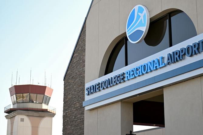 The exterior of the State College Regional Airport. The exterior of the State College Regional Airport.
