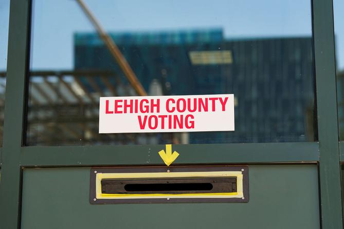 The dropbox for ballots is shown May 19, 2026, at Lehigh County Government Center In Allentown, Lehigh County, Pennsylvania. The dropbox for ballots is shown May 19, 2026, at Lehigh County Government Center In Allentown, Lehigh County, Pennsylvania.