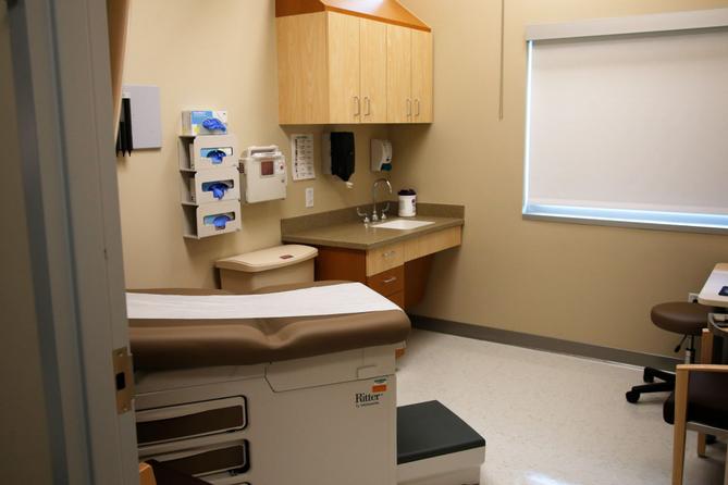 An exam room is pictured at the Chickasaw Nation Medical Center Tuesday, Sept. 17, 2019, in Ada, Okla. An exam room is pictured at the Chickasaw Nation Medical Center Tuesday, Sept. 17, 2019, in Ada, Okla.