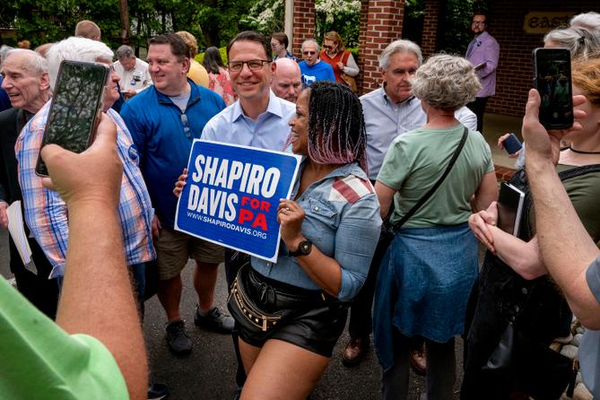 Josh Shapiro, who has held elected office at the local or state level for the past two decades, ran unopposed in this year’s primary.