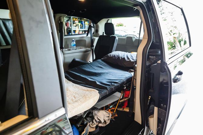 Luke Shultz’s chronic pain left him unable to drive, so his family set up a cot in the back of a minivan so he could lie down while someone else drove. He says cannabis has transformed his life: “I don't have the science to back it up. I typically go by anecdotal evidence — myself included — that basically for real people it's had real, positive effects.”