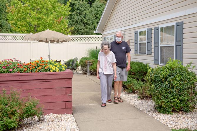Alice “Candy” Loughney, 71, has Alzheimer’s disease and moved into a long-term care facility in Monroeville after her symptoms became too much for her husband to manage.